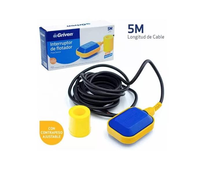 FLOTANTE ELECTRICO 5 METROS CABLE G 0D
