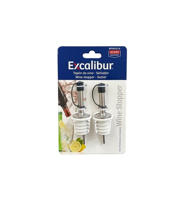 TAPON SELLADOR DISPENSADOR DE LIQUIDOS PARA BOTELLAS EXCALIBUR