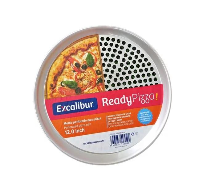 BANDEJA MOLDE PERFORADO PIZZA ALUMINIO G0D