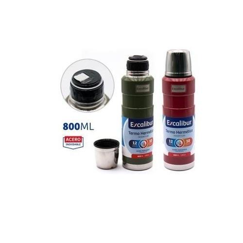 TERMO CAFETERO 800ML HERMETICO ACERO G:0D