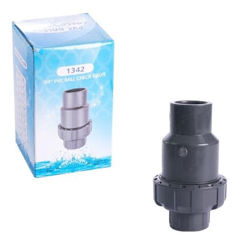 VALVULA CHEK 3/4 PULGADA PLASTICA NEGRO DESARMABLE G:SG