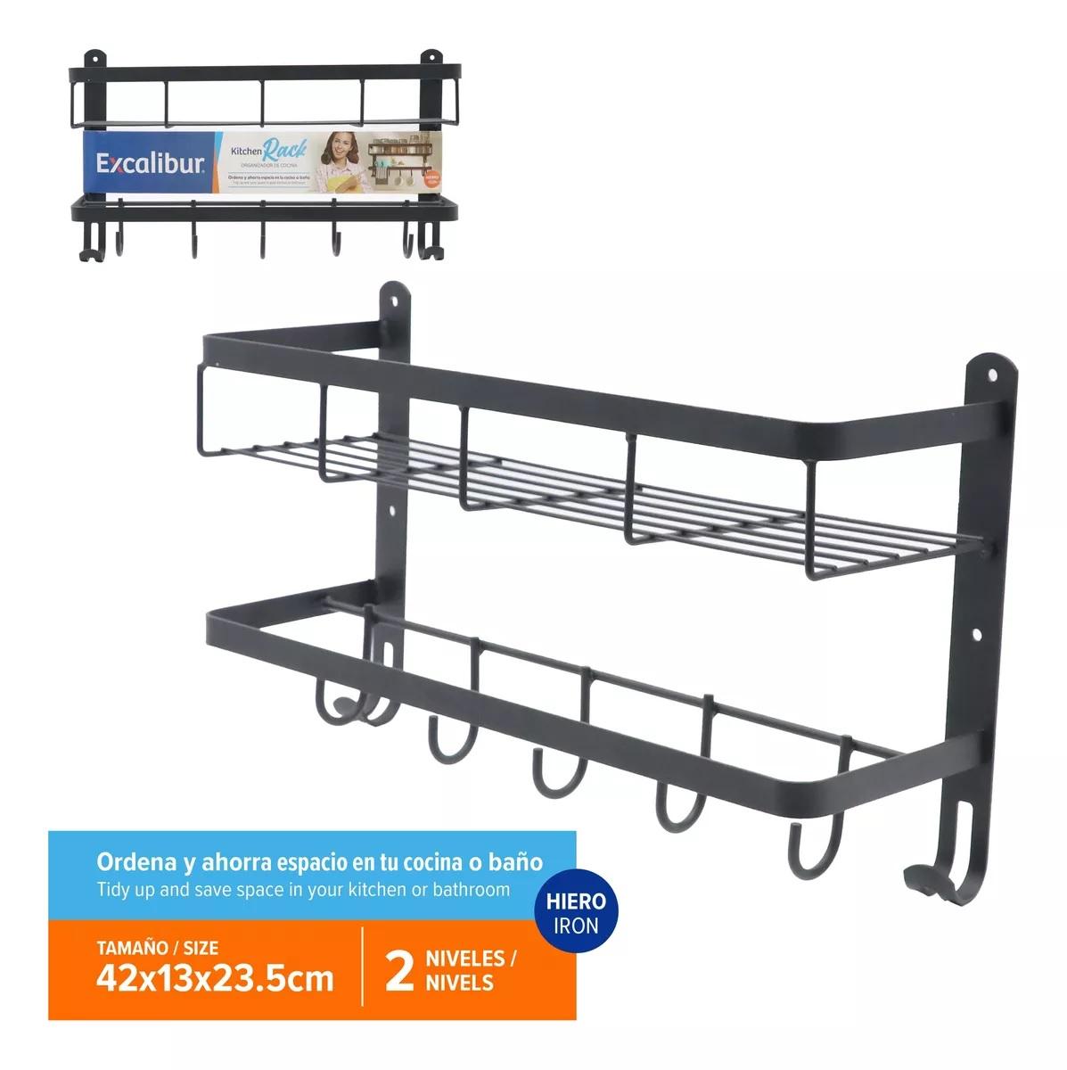 ORGANIZADOR METALICO 2 NIVELES PARA COCINA G 0D