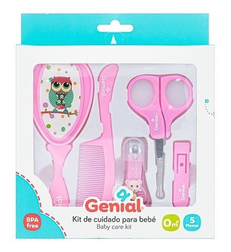 SET DE CEPILLO Y CORTA UÑAS 5 PIEZAS PARA BEBES GENIAL G:0D