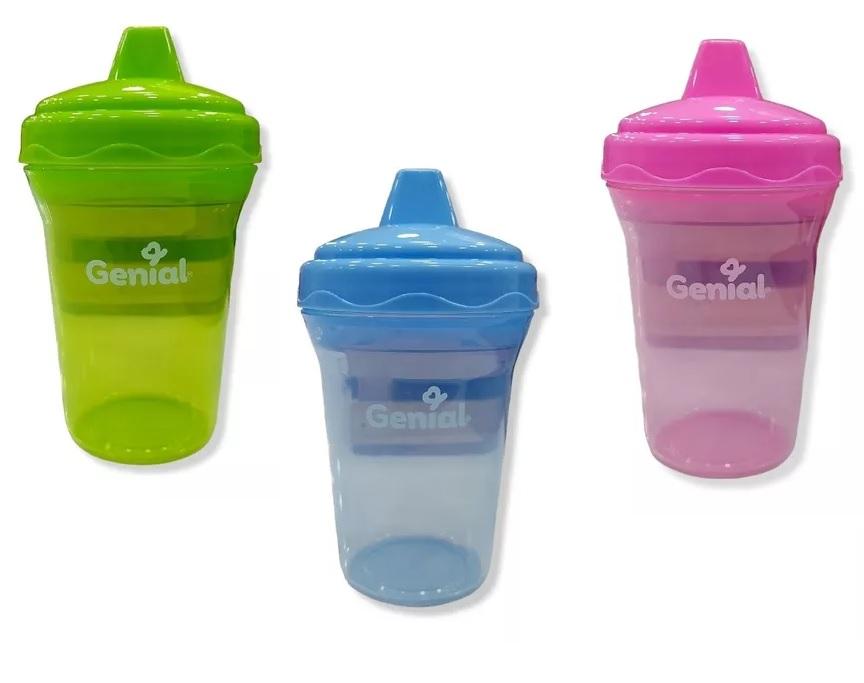 VASO CON BOQUILLA PLASTICO 180ML RESISTENTE G 0D
