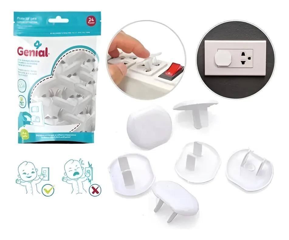 PROTECTOR DE TOMACORRIENTES PARA NIÑOS 24 PIEZAS G0D
