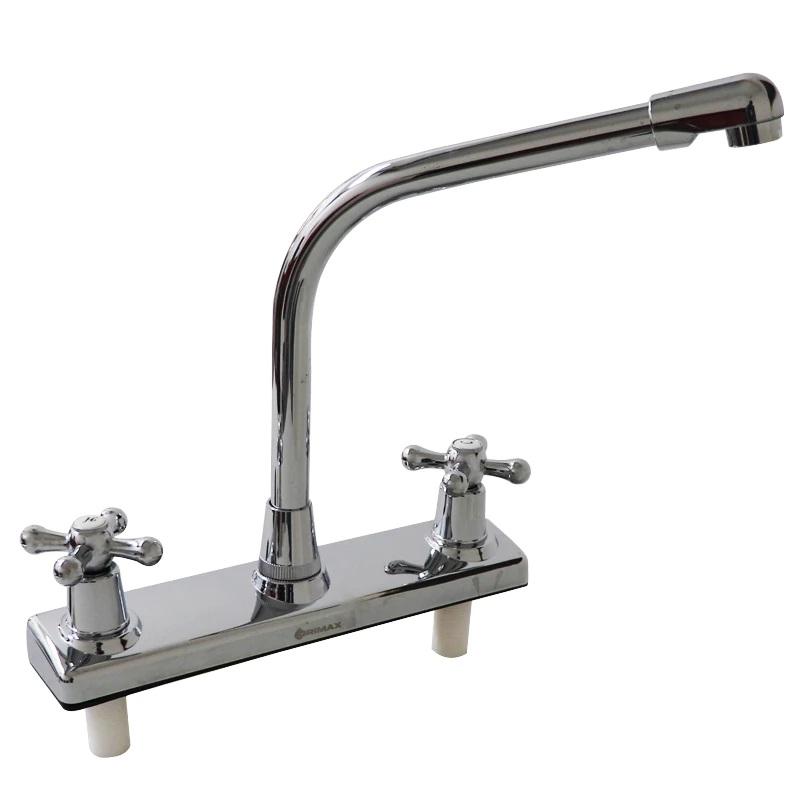 GRIFO FREGADERO DOBLE ABS POMO ESTILO CRUZ G:0D