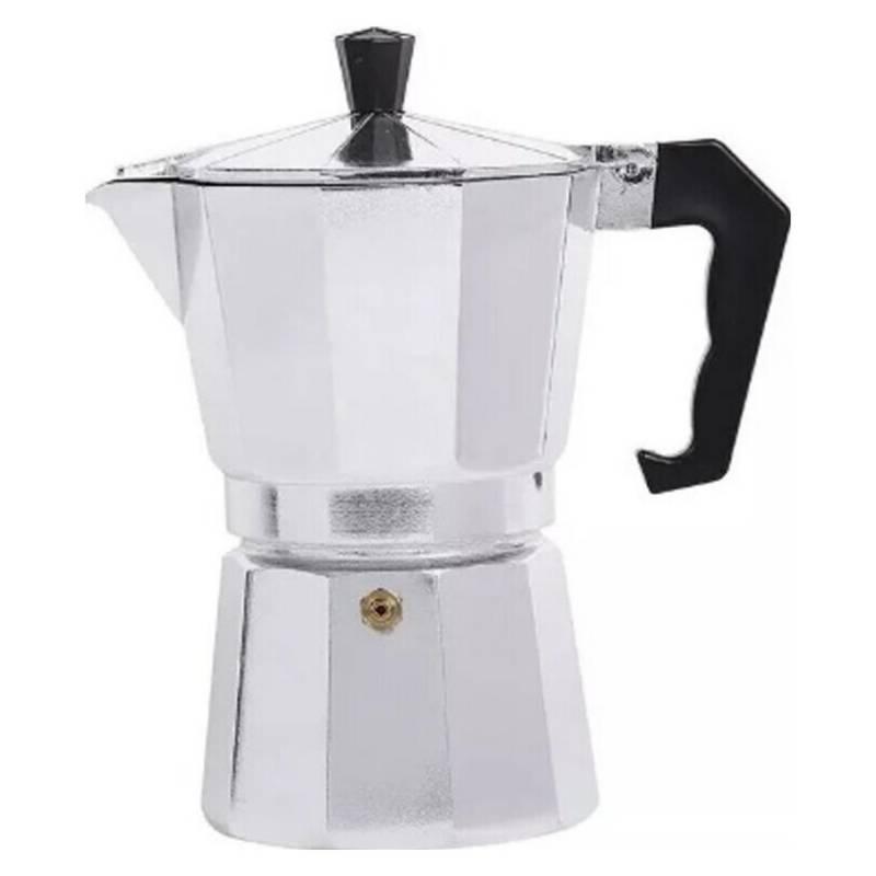 CAFETERA GRECA 6 TAZAS METALICA CON ASA G:0D
