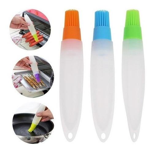 BROCHA PINCEL DE SILICON CON ENVASE ACEITE REPOSTERIA G:0D