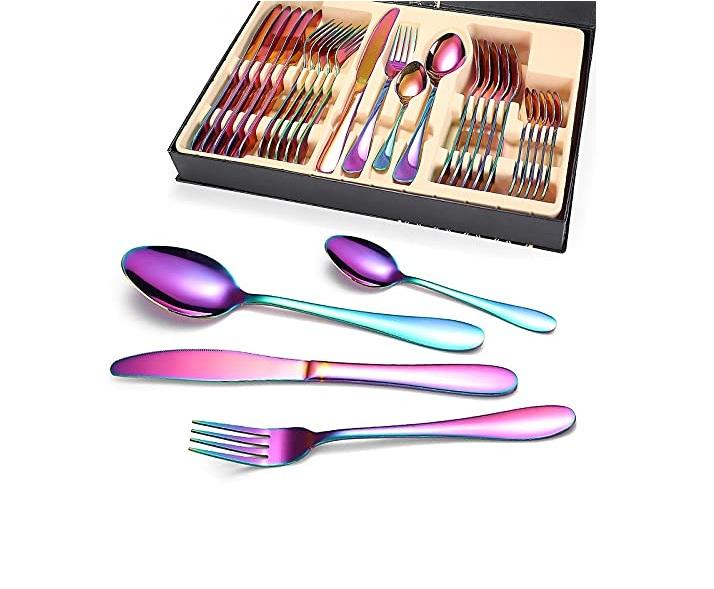 SET DE CUBIERTOS ACERO TORNASOL 30 PIEZAS CON ESTUCHE G:0D