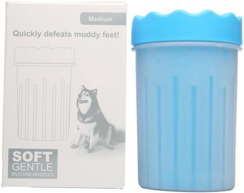 RECIPIENTE MEDIANO PARA LAVADO DE PATA DE MASCOTAS PERROS PORTATIL G:0D