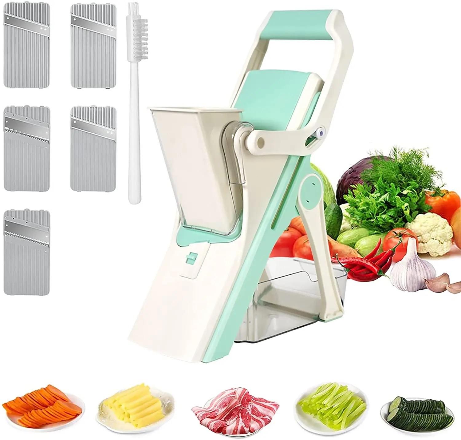 REBANADOR VERDURAS MULTIFUNCIÓN CORTADOR TRITURADOR RALLADOR