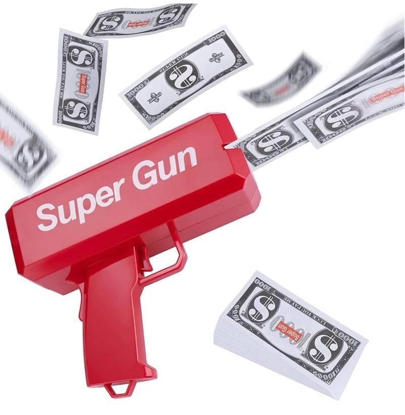 PISTOLA LANZA BILLETES HORA LOCA COTILLON G0D
