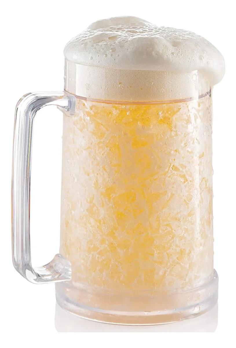 TAZA DOBLE PARED VASO CONGELAR CERVEZA JUGO BEBIDAS G:0D