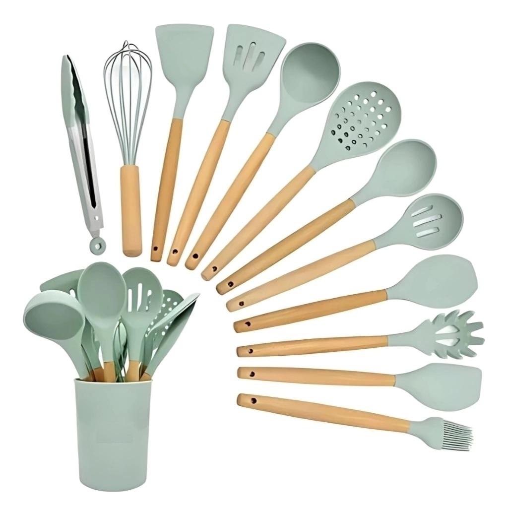 UTENSILIOS DE COCINA SILICON 12 PIEZAS G 0D