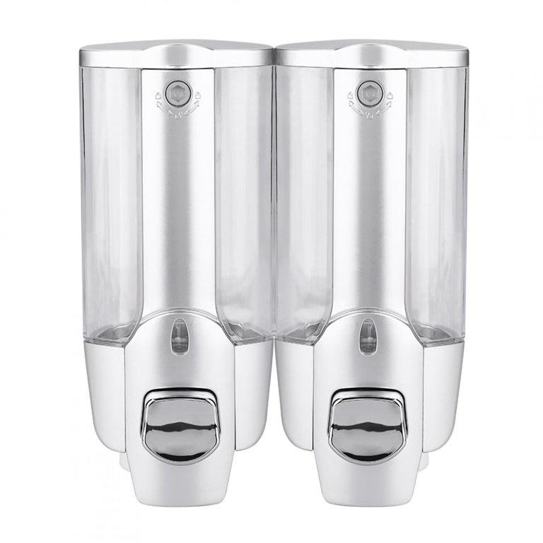 DISPENSADOR DE JABON LIQUIDO DOBLE PARA PARED G 3D