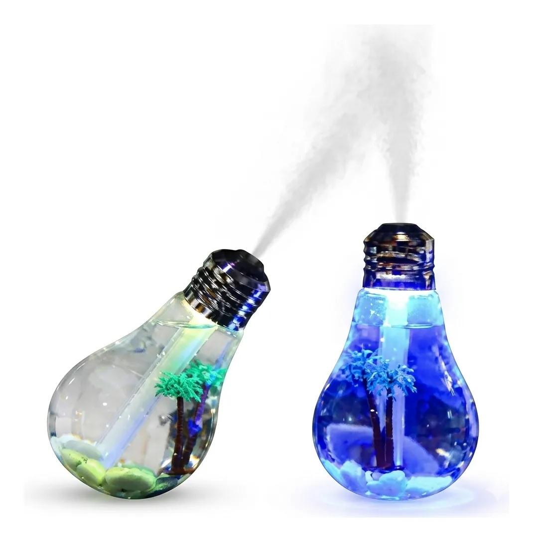 HUMIFICADOR FORMA BOMBILLO TRANSPARENTE G 3D
