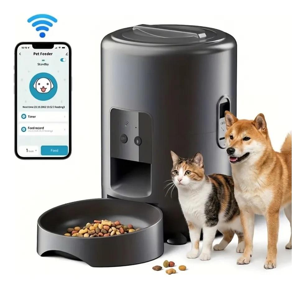 DISPENSADOR DE COMIDA AUTOMATICO PARA MASCOTAS WIFI G 3D