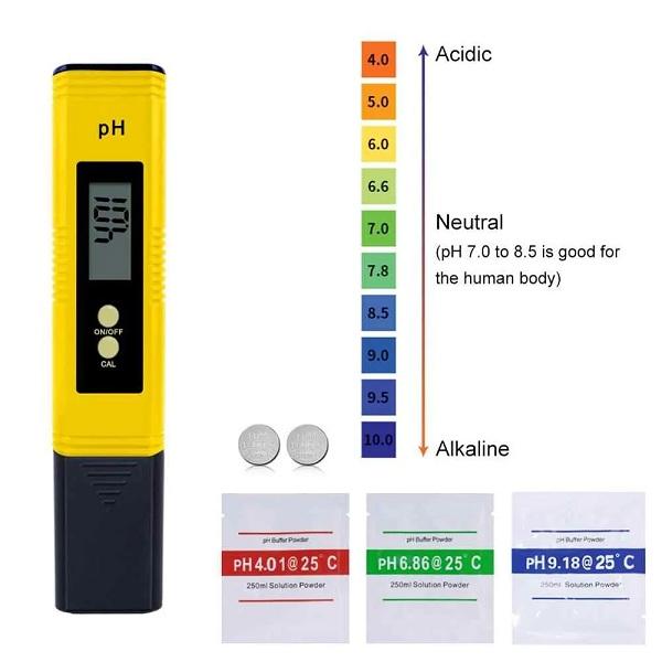 MEDIDOR DE PH PORTATIL CON SOBRES CALIBRACION G 0D