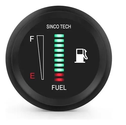 RELOJ MEDIDOR DE GASOLINA DIGITAL UNIVERSAL 12V PARA CARRO G:0D