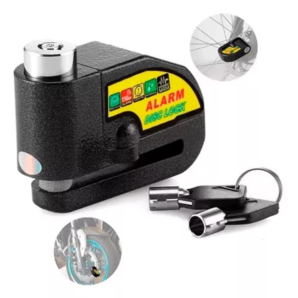 CANDADO PARA MOTO FRENO DISCO CON ALARMA G 3D