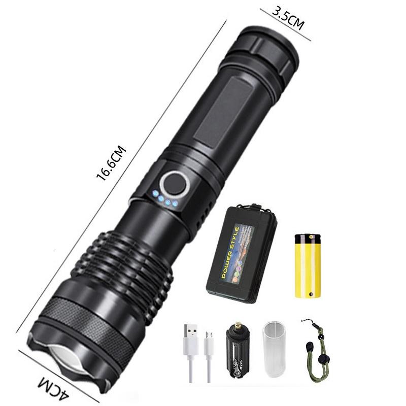 LINTERNA RECARGABLE LED CREE  P50 RECARGABLE G 3D