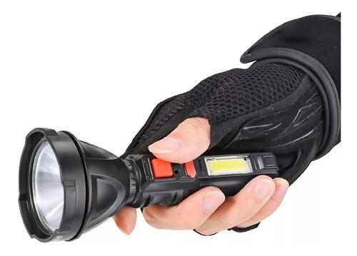 LINTERNA LED L-830 LUZ 4 MODOS RECARGABLE TIPO ANTORCHA G:3D