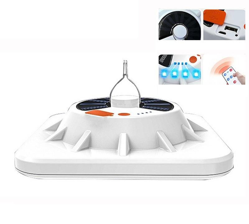 BOMBILLO RECARGABLE USB Y PANEL SOLAR 40 WATTS G 0D