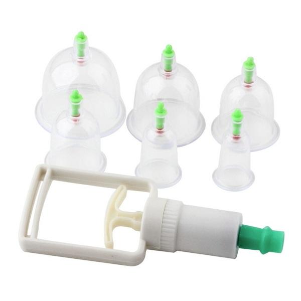KIT VENTOSAS TERAPEUTICAS CHINAS 6 COPAS MASAJES G.0D