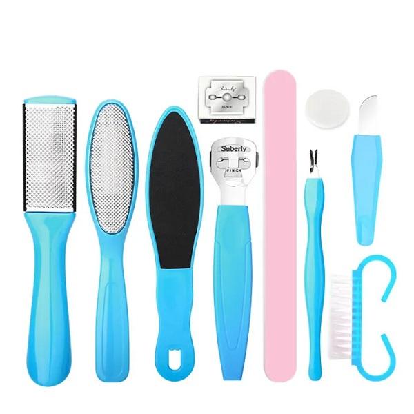 KIT MANICURE PEDICURE 10 PIEZAS G 0D