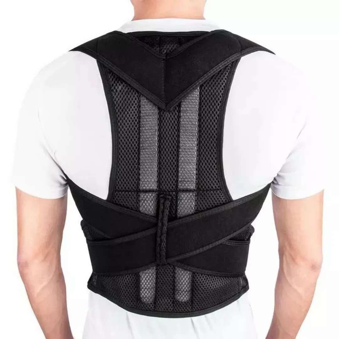 CORRECTOR DE POSTURA ESPALDA FAJA AJUSTABLE LARGO G 0D