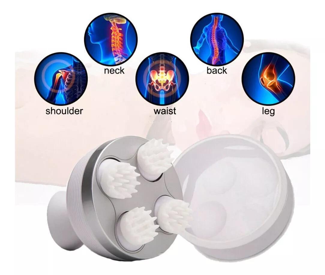 MASAJEADOR MULTIUSOS CABEZA CUELLO RECARGABLE USB G 3D