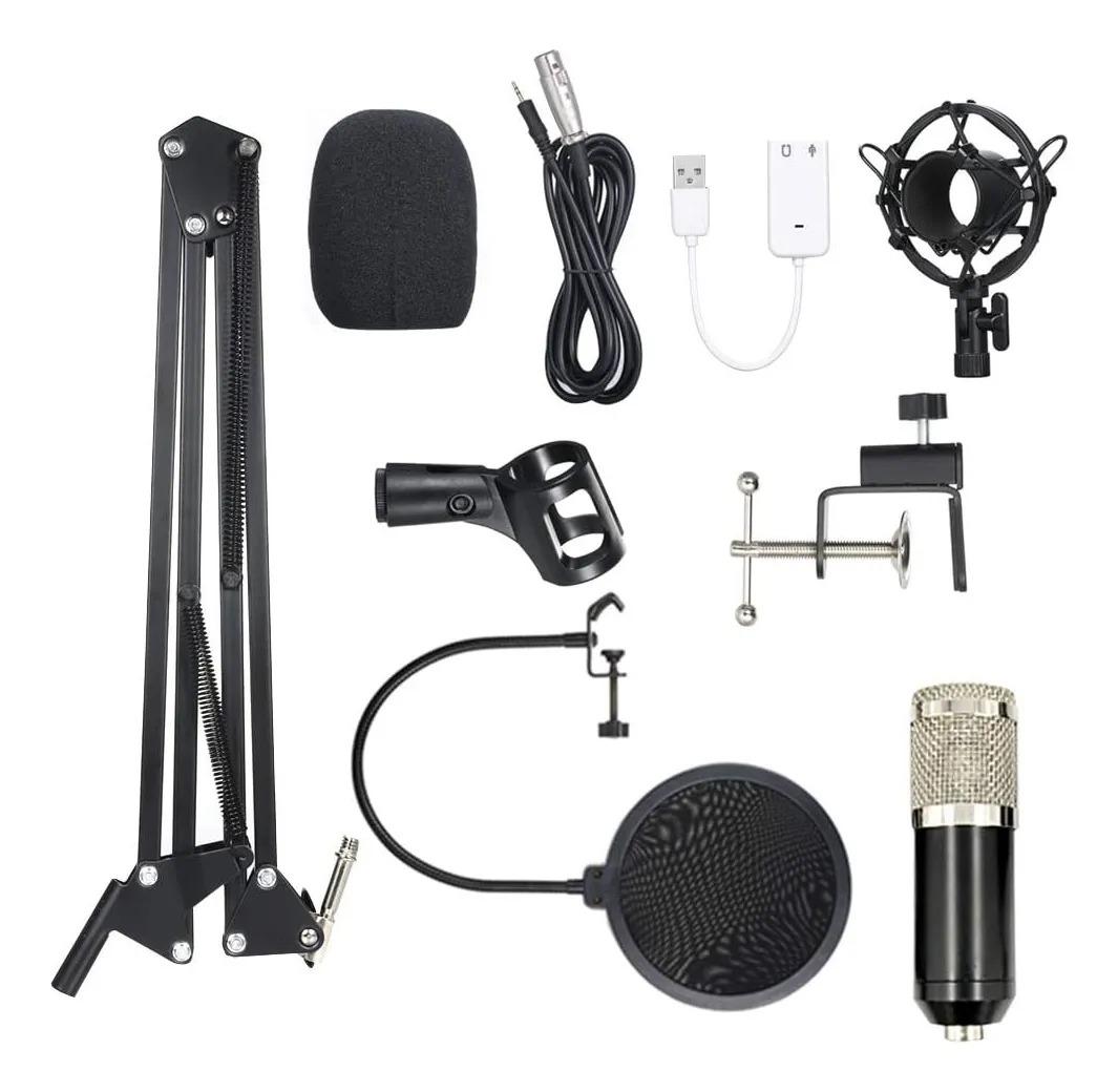 MICROFONO CONDENSADOR BM800 CON BRAZO EXTENSIBLE G 5D