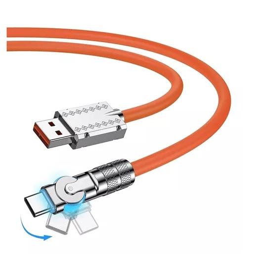 CABLE IPHONE  CARGA RÁPIDA GIRATORIO 180° G0D