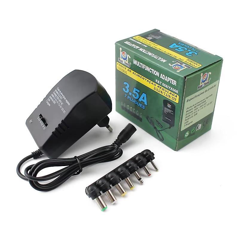 CARGADOR UNIVERSAL 36W 3AMP 6 PUNTAS G 3D