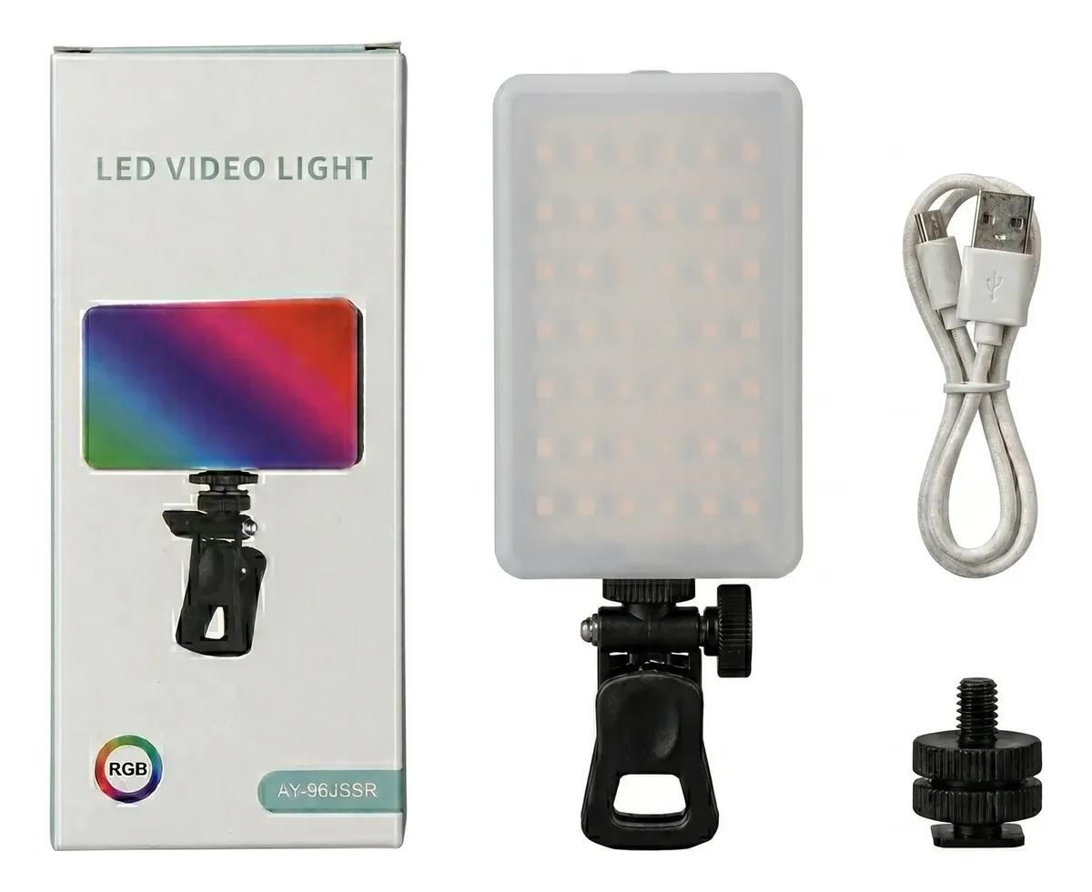 PANEL LUZ LED SELFIE PARA TELEFONO CON GANCHO G 3D