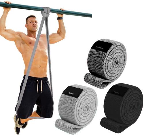 BANDAS DE RESISTENCIA 3 NIVELES GLUTEOS CADERAS YOGA LARGA G:0D