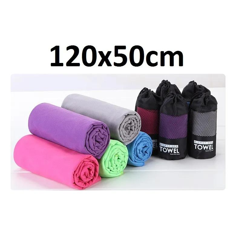 TOALLA DE MICROFIBRA MEDIANA 120X50CM SECADO RAPIDO G0D