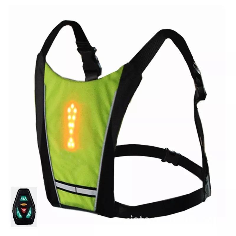 CHALECO LUZ LED PARA CICLISMO MOTORIZADO G5D