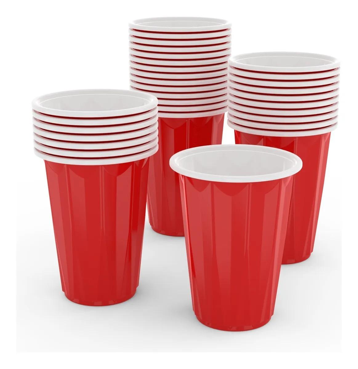 PAQUETE DE VASOS PLASTICO RESISTENTE 50 PZS G0D
