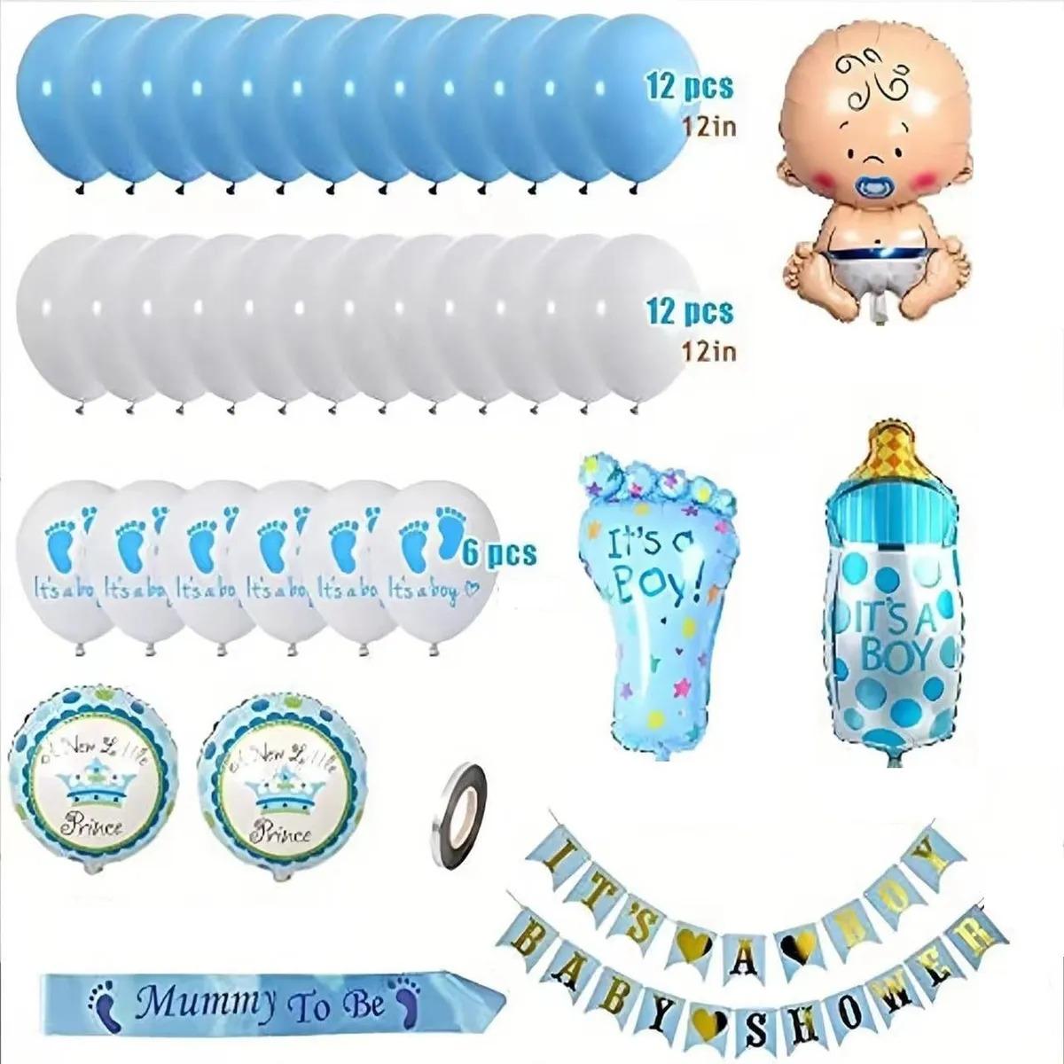 KIT DECORACION BABY SHOWER NIÑO G0D