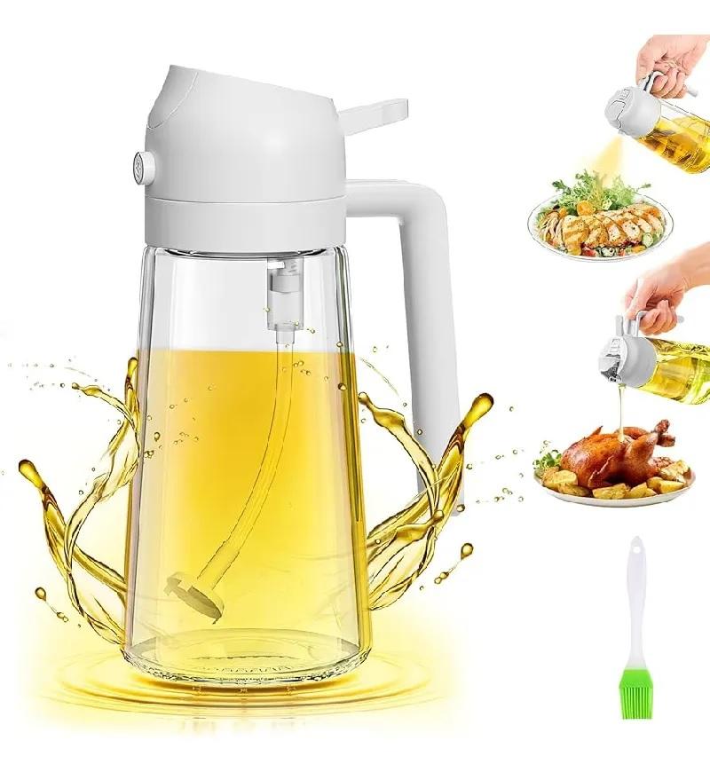 SPRAY DE ACEITE CON ASA VIDRIO 470ML 18CM G:0D