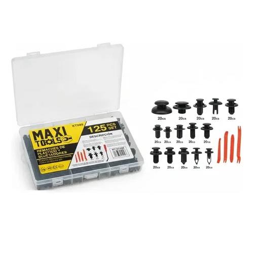KIT DE REMACHES TAPICERIA AUTOMOTRIZ 125 PCS