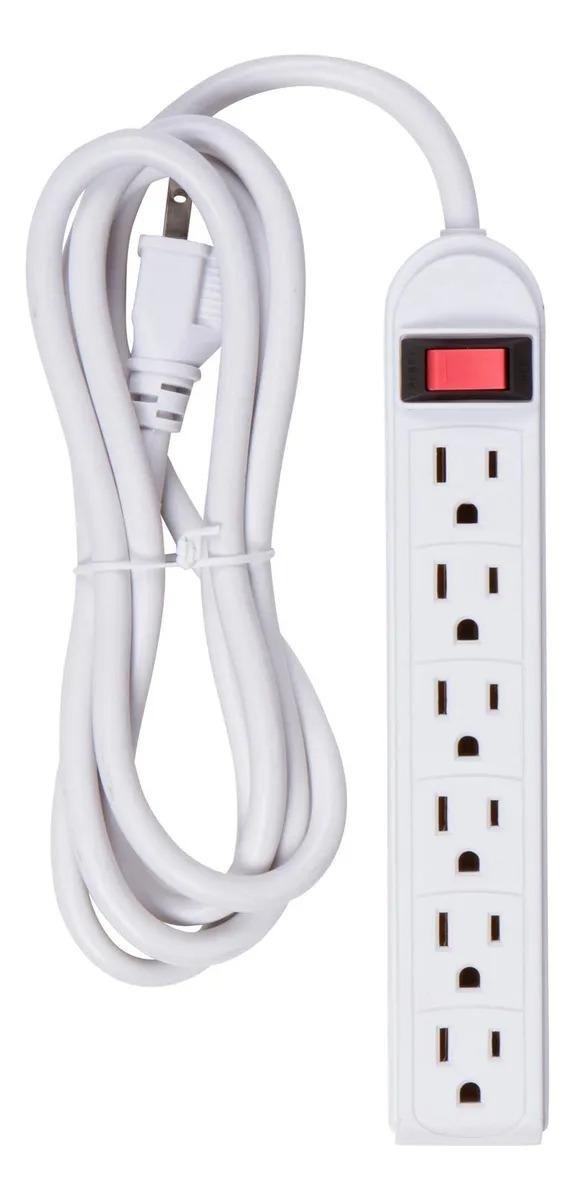 REGLETA ELECTRICA 6 TOMAS 110V