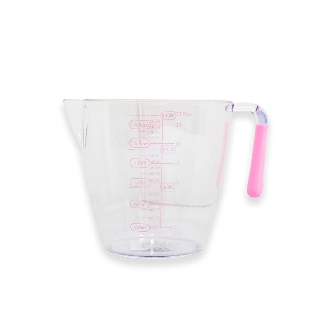 TAZA DE MEDIR PLASTICA 900ML TRANSPARENTE CON ASA G:0D