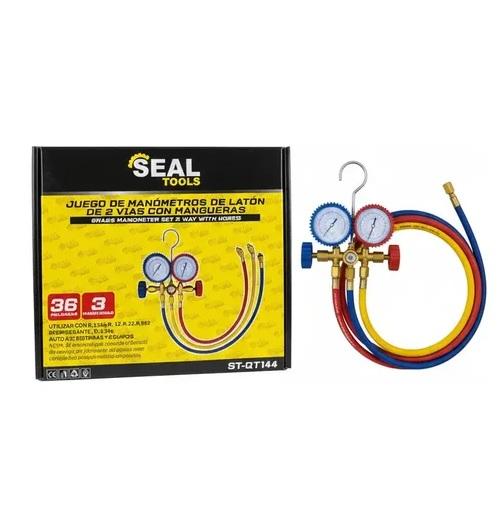 MANOMETRO DE 2 VIAS PARA GAS REFRIGERACION