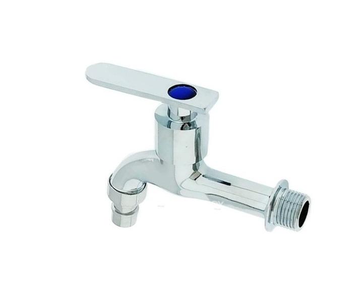 LLAVE PLUMA METALICA 1/2 PULGADA CROMADA CON PICO MANGUERA G:0D