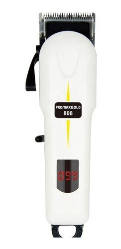 MAQUINA CORTA CABELLO RECARGABLE INALAMBRICA BLANCA DIGITAL G:7D