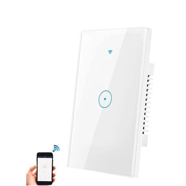 INTERRUPTOR APAGADOR SENCILLO WIFI INTELIGENTE SIN NEUTRO ALEXA G 0D