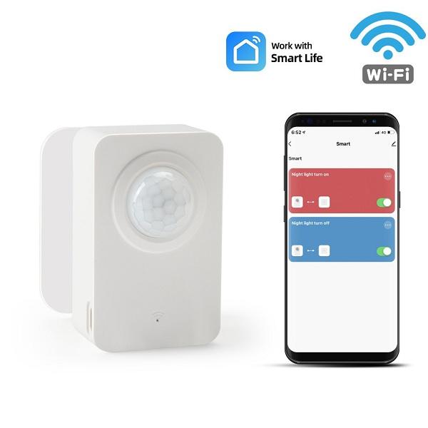 SENSOR DE MOVIMIENTO PIR INTELIGENTE WIFI ALEXA AA G 0D