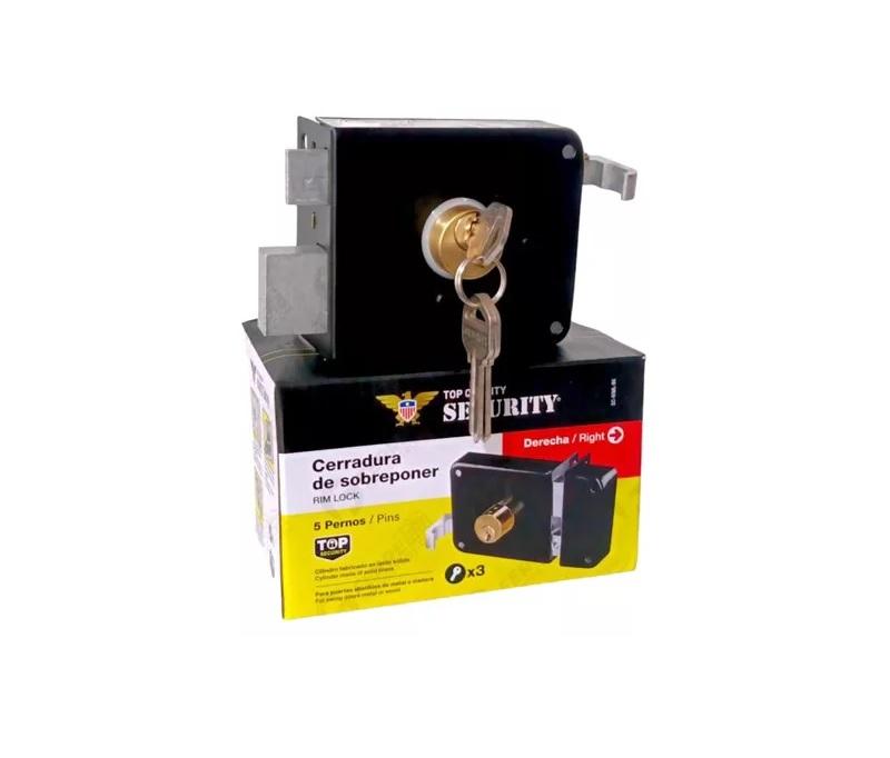 CERRADURA SOBREPONER CON CILINDRO SECURITY G 0D